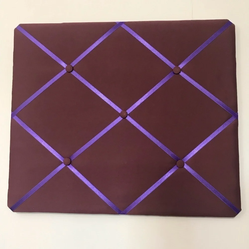 Fabric Purple Photo‎ Memo Vision Board